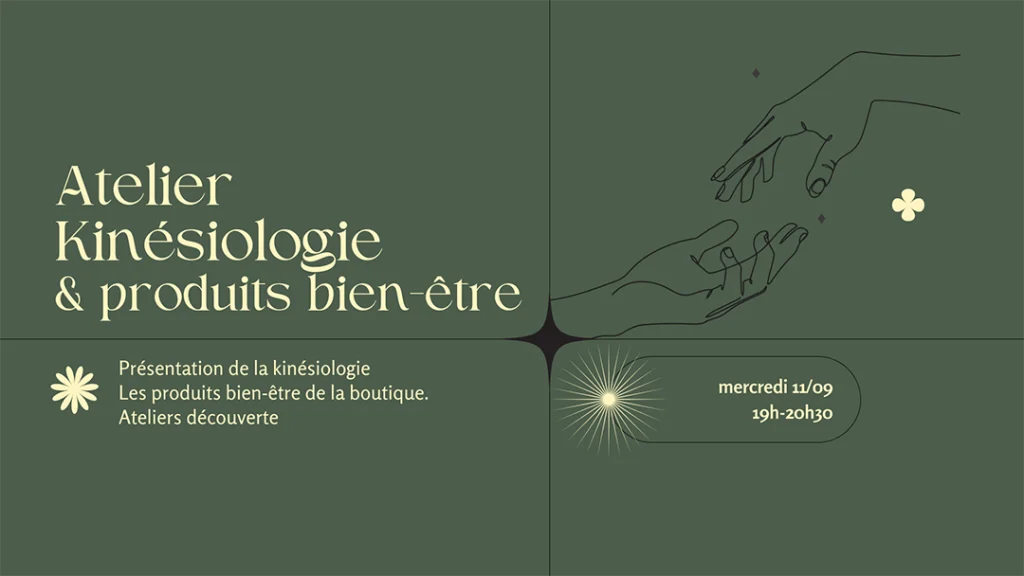 atelier kinésiologie & produits bien-être