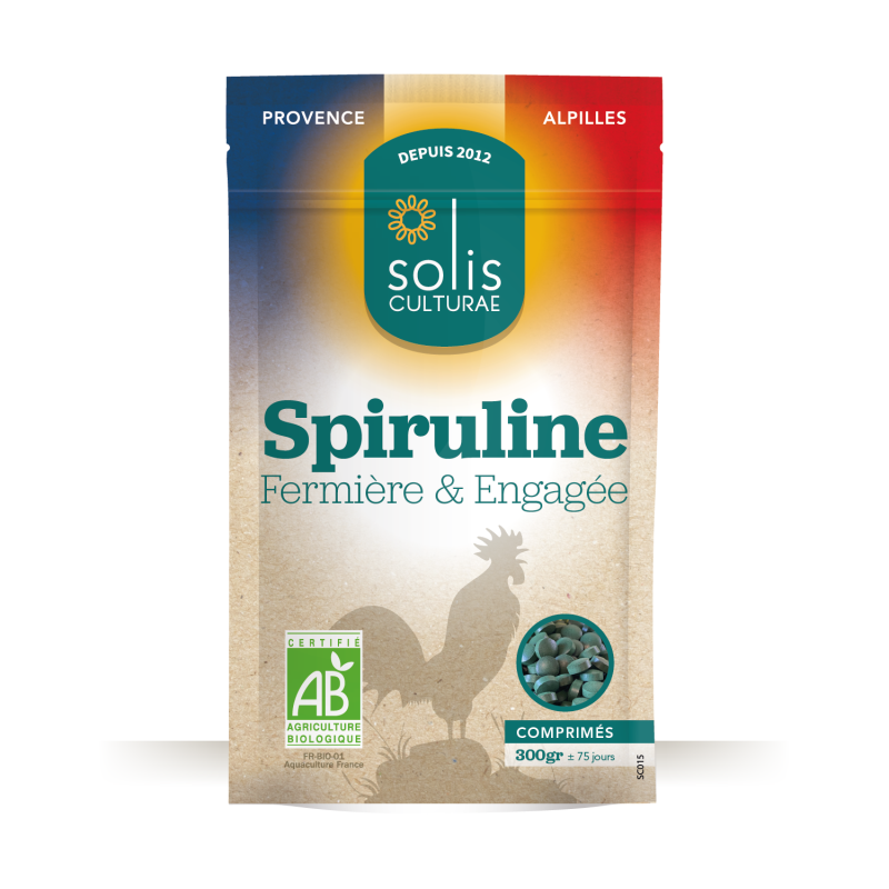 Spiruline en comprimés bio
