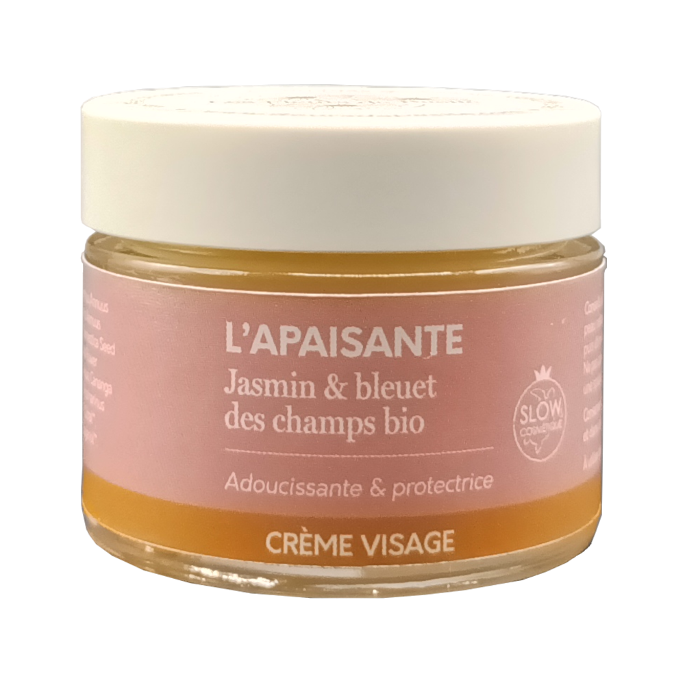 Pot crème Visage Jasmin Bleuet bio