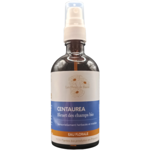 Eau florale bleuet bio
