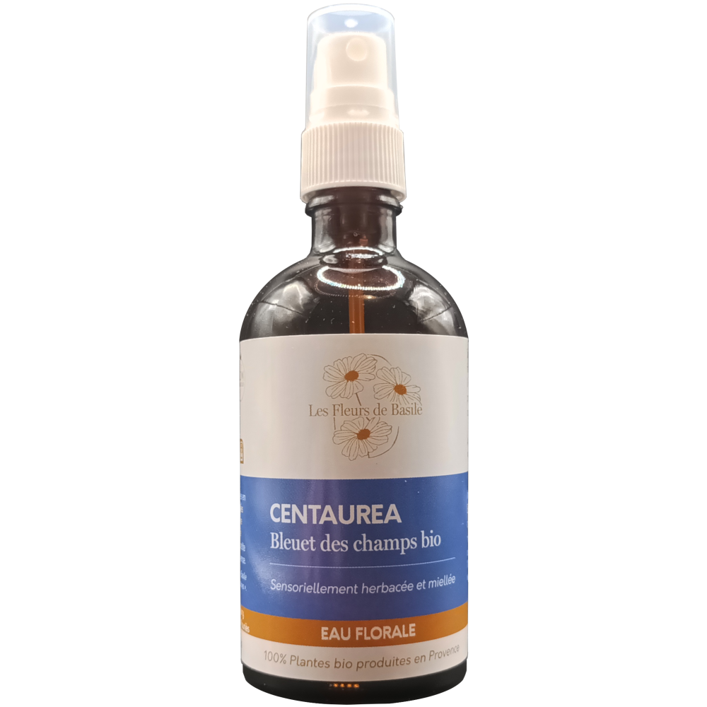 Eau florale bleuet bio