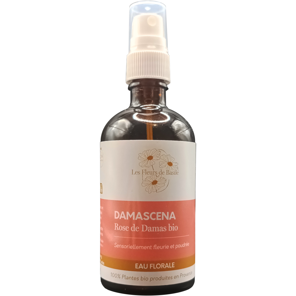 Eau florale rose de Damas bio
