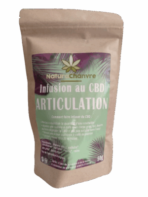 Paquet d'Infusion au CBD Articulation de Natura Chanvre.