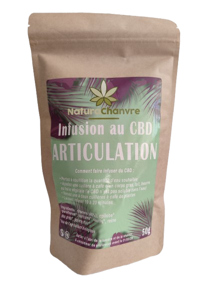 Paquet d'Infusion au CBD Articulation de Natura Chanvre.