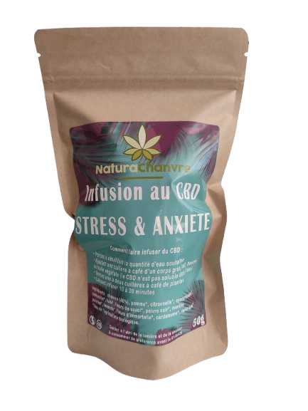 Infusion CBD stress anxiété