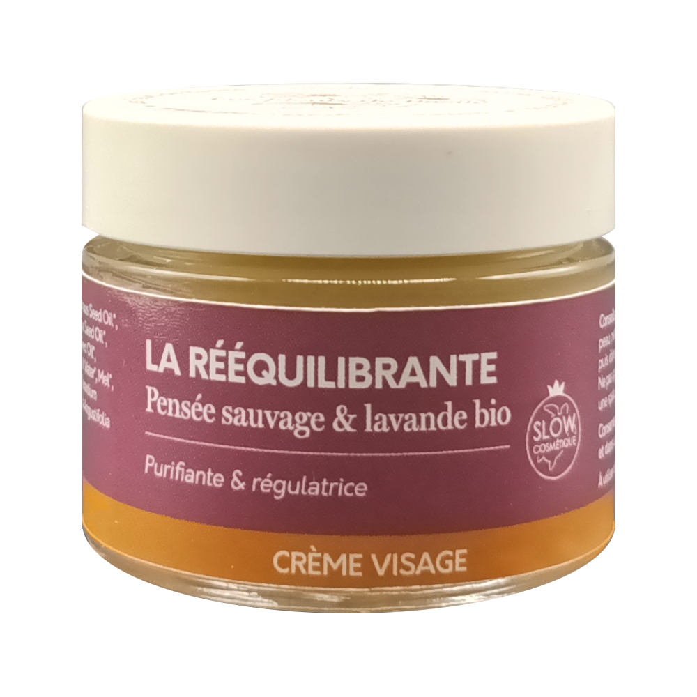 Pot Crème visage pensée lavande
