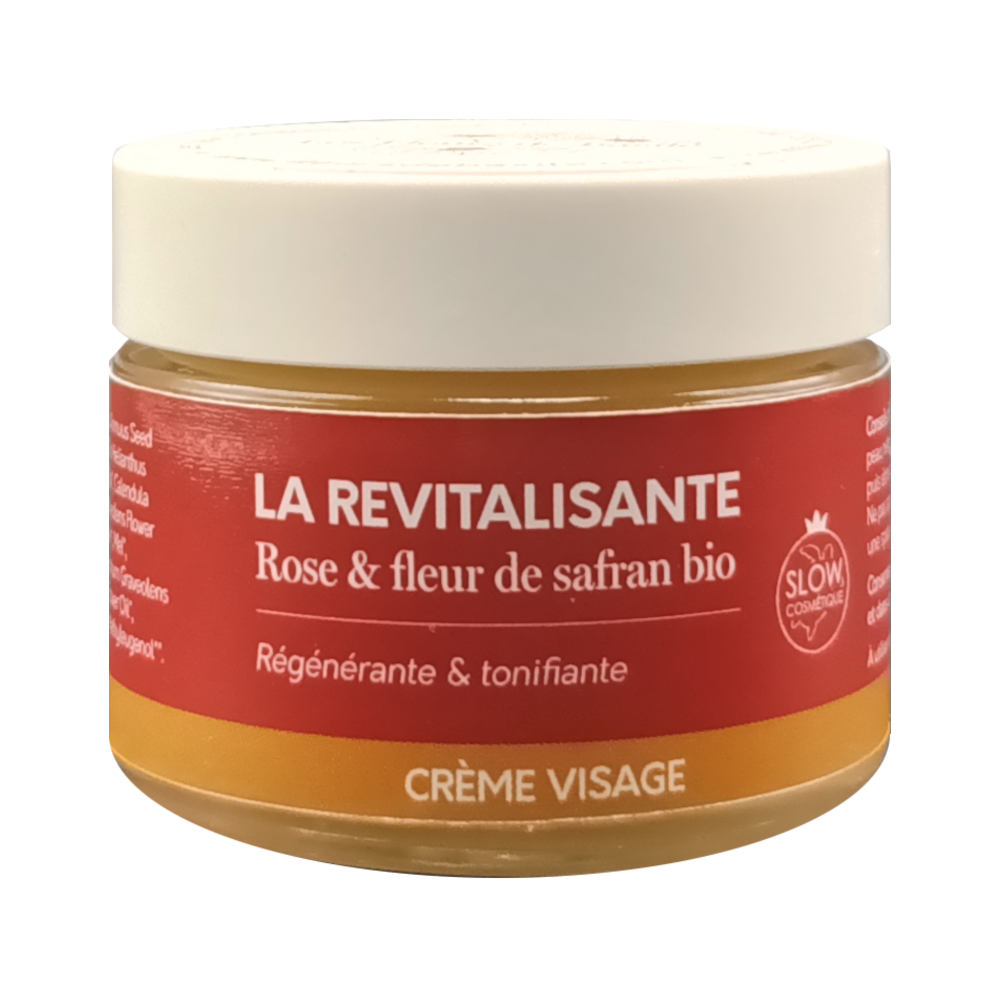 Pot Crème visage rose safran
