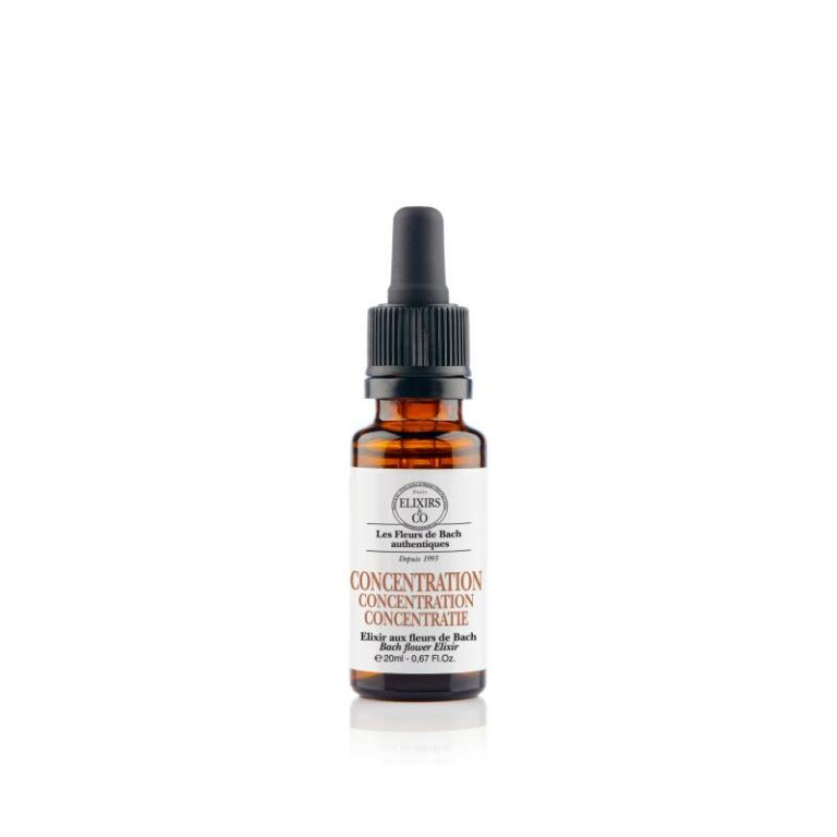 Flacon compte-gouttes Elixirs & Co concentration fleurs de Bach 20ml