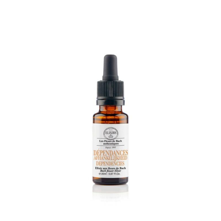 Flacon compte-gouttes Elixirs & Co dépendances fleurs de Bach 20ml