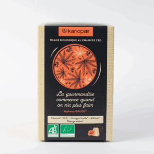 Boite de Tisane CBD digestive bio Kanopae
