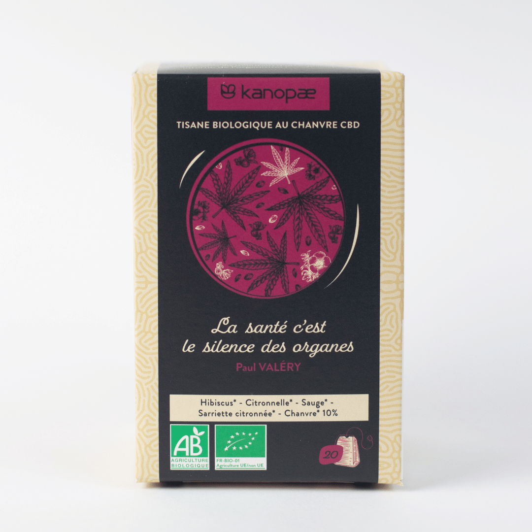 Paquet de Tisane drainante CBD bio