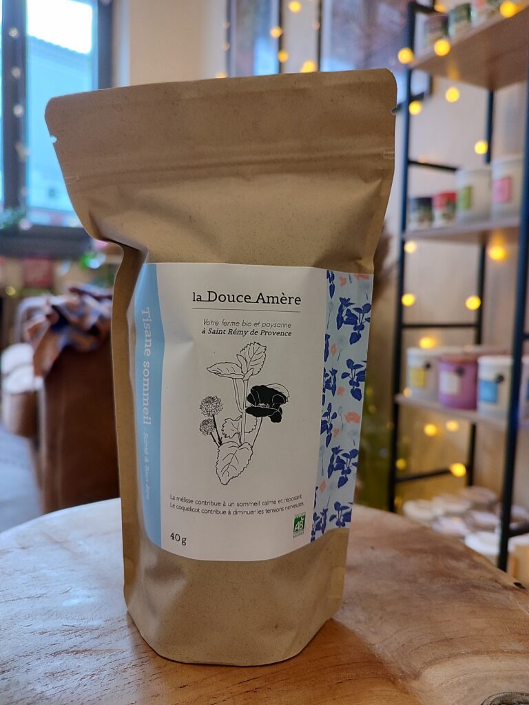 Sachet de tisane sommeil bio La Douce Amère, 40 g