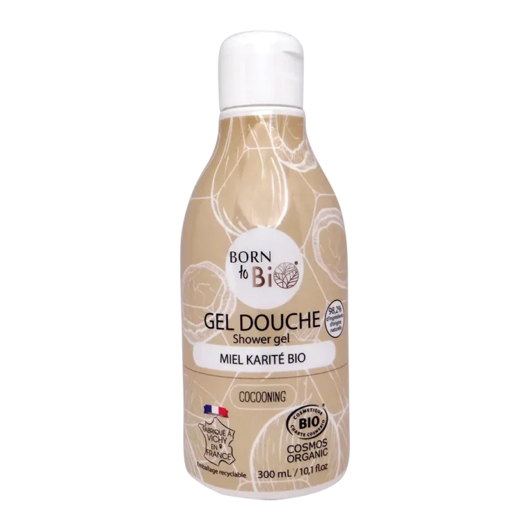 Flacon gel douche Born to Bio miel karité bio cocooning
