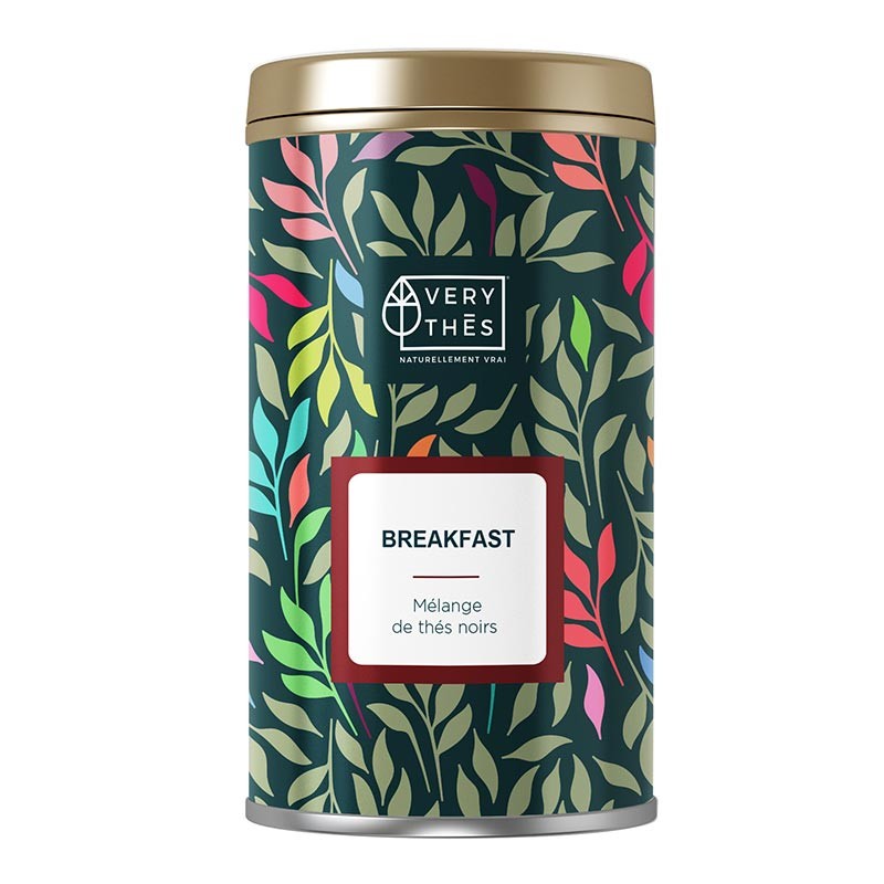 Thé Noir Breakfast Anglais bio de Very Thés pour le petit-déjeuner