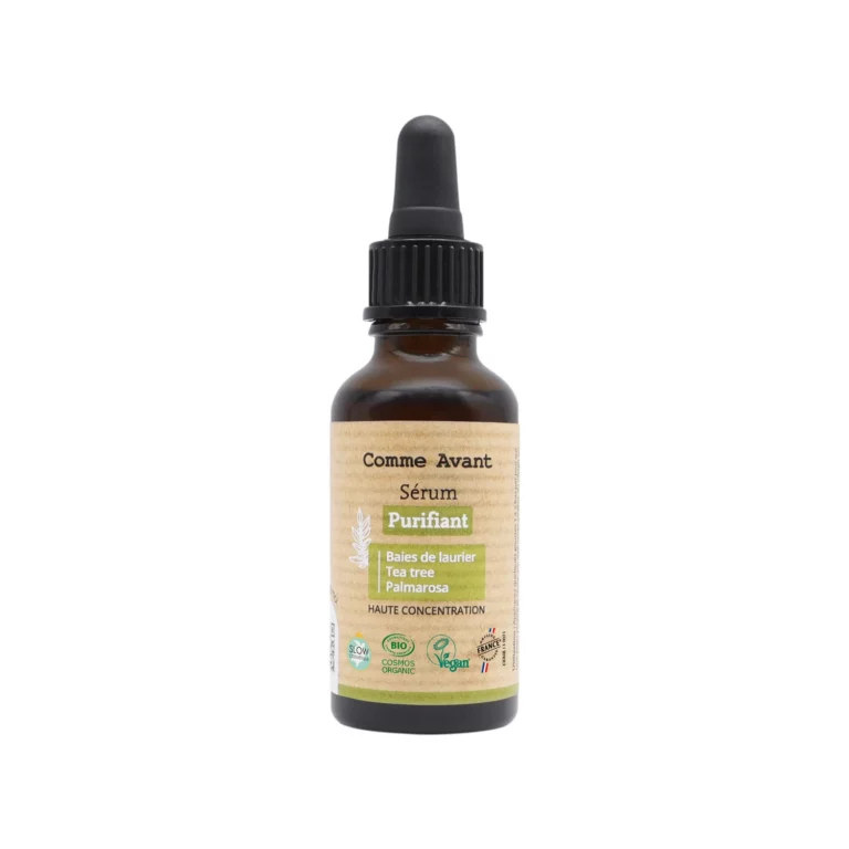Sérum purifiant Comme Avant flacon pipette, baies de laurier tea tree