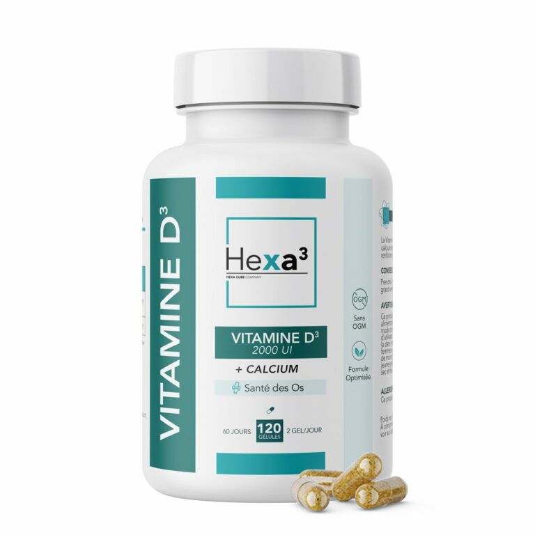 flacon vitamine d3 hexa3 2000 ui calcium 120 gelules capsules