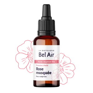 Flacon d'Huile végétale de Rose musquée