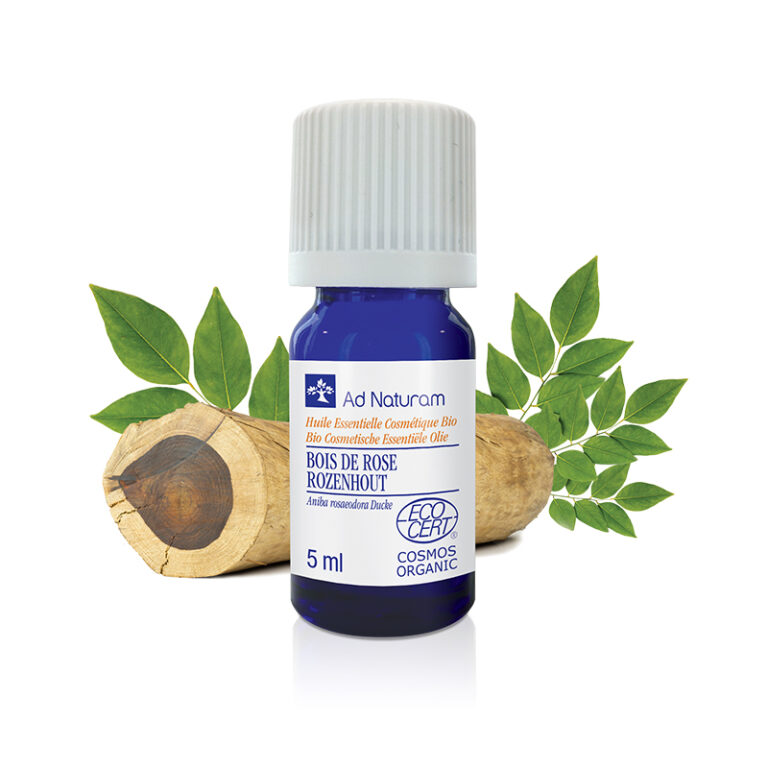 Flacon d’huile essentielle Bois de Rose bio Ad Naturam 5 ml