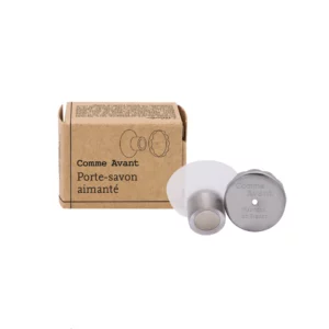 Porte-savon aimanté Comme Avant avec boîte kraft et pièces métal