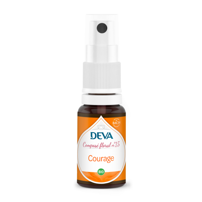 Courage DEVA spray floral bio pour confiance intérieure
