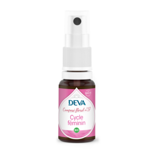 Cycle féminin DEVA spray floral bio pour stabilité d’humeur