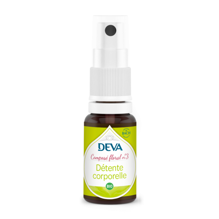 Détente corporelle DEVA composé floral bio pour l’effort