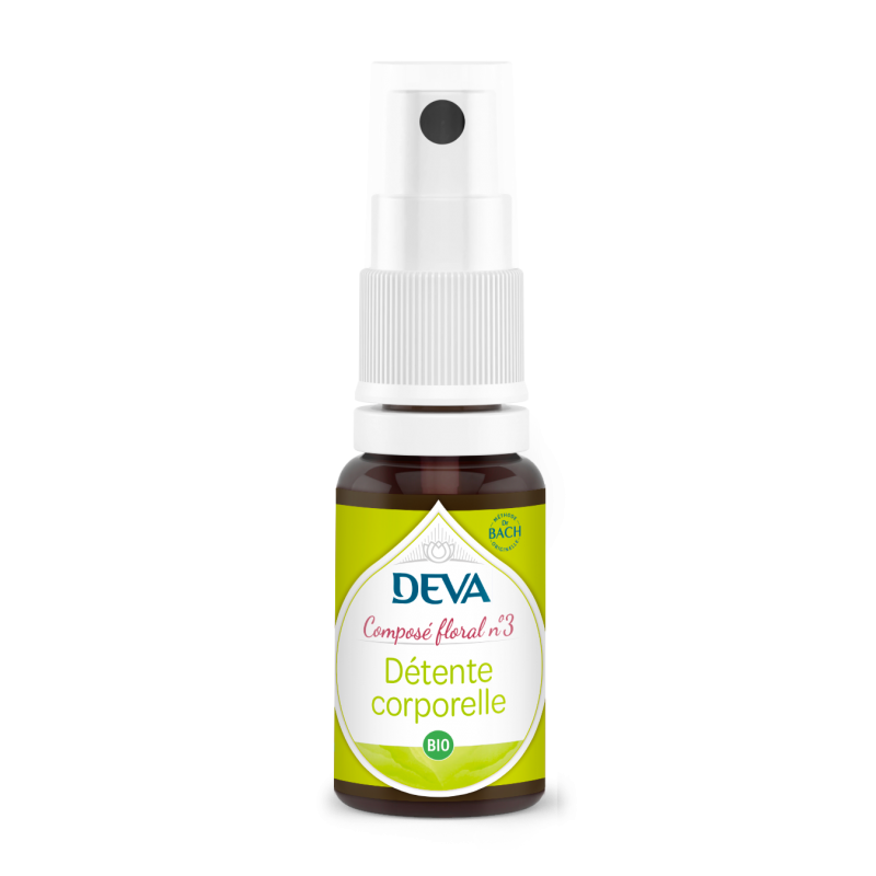 Détente corporelle DEVA composé floral bio pour l’effort