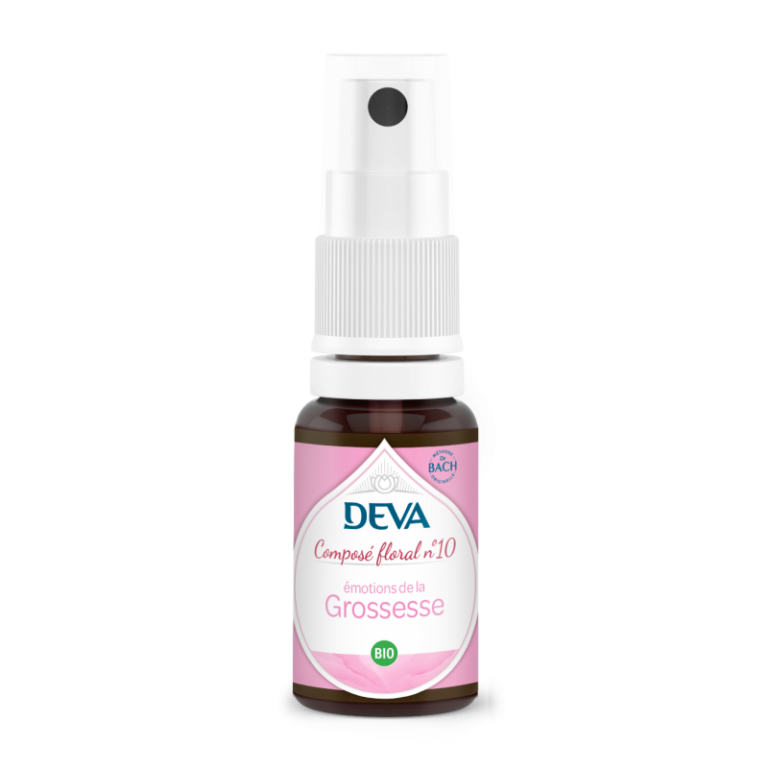 Émotions de la Grossesse DEVA spray floral bio pour confiance