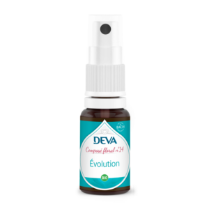 Évolution DEVA spray floral bio pour transition intérieure