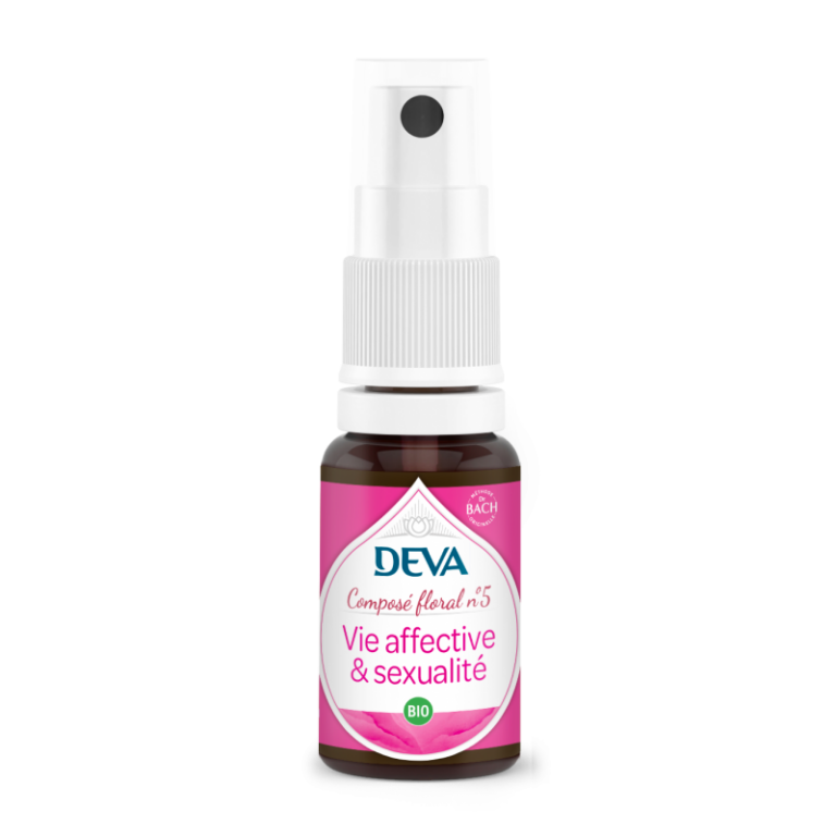 Vie affective DEVA spray floral bio pour tendresse authentique