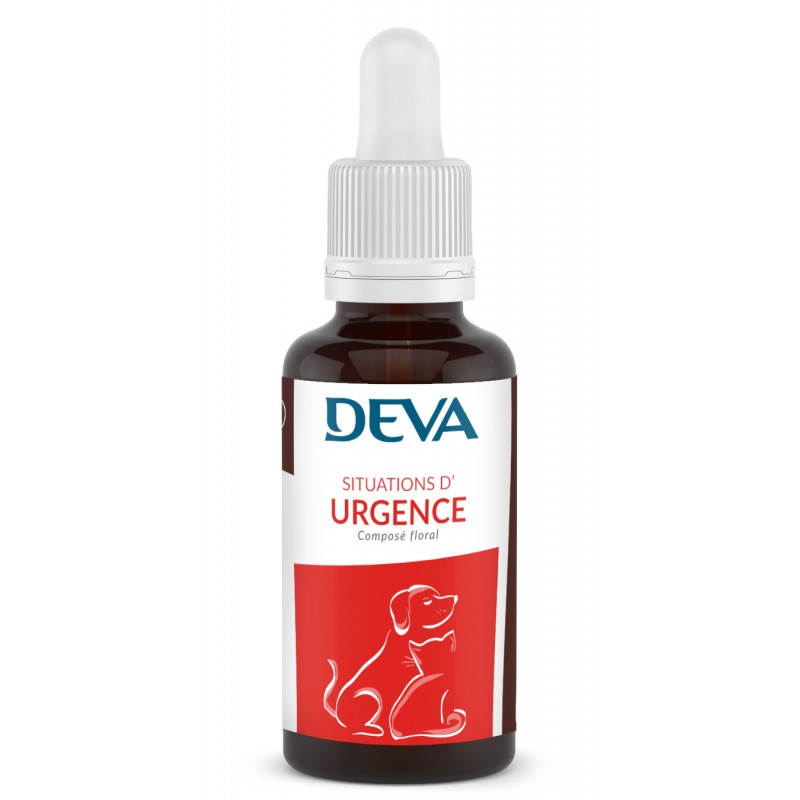 Flacon compte-gouttes DEVA Situations d’urgence avec chien et chat