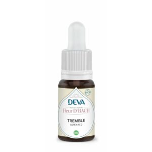 Flacon compte-gouttes DEVA Fleur de Bach Tremble Aspen bio n°2