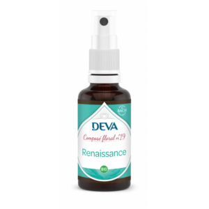 Flacon spray DEVA Renaissance composé floral bio n°19