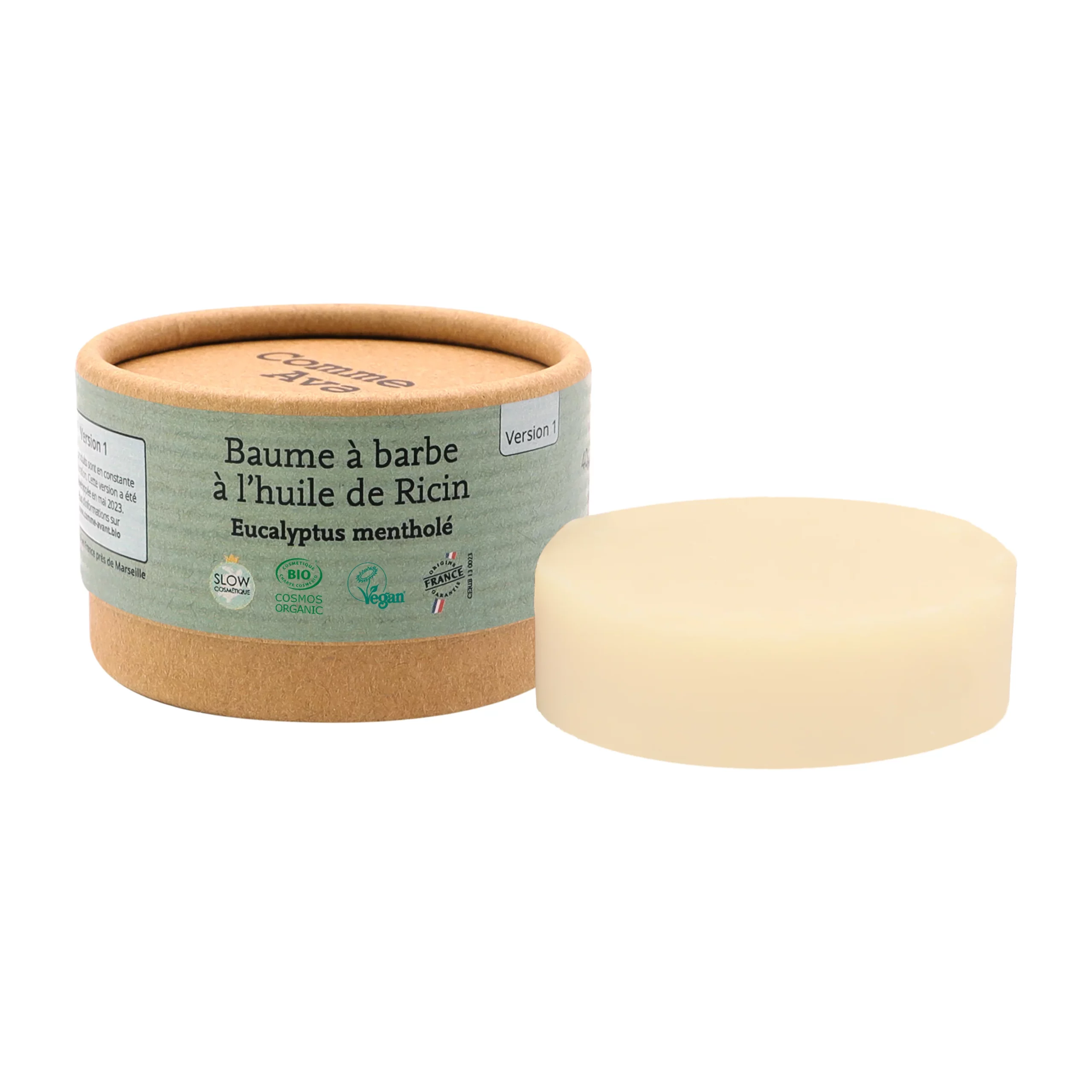 Baume à barbe eucalyptus bio Comme Avant